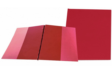 Desky SPORO boční kapsy červená A4 desky plastové