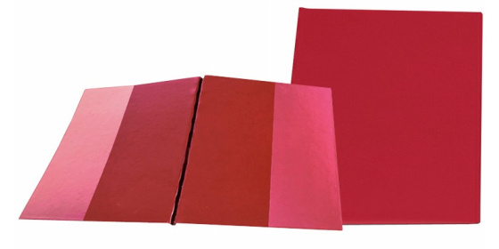 Desky SPORO boční kapsy červená A4 desky plastové