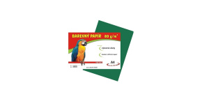  Barevné papíry A4 80g 100ls tmavě zelené 