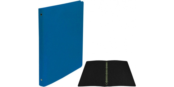 Pořadač čtyřkroužkový prešpan A4 modrý