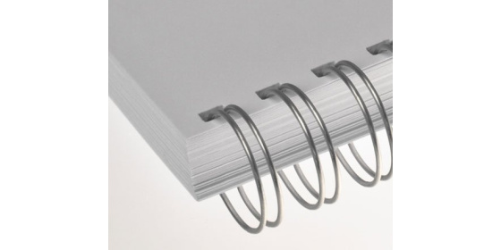 Kovový hřbet 4.8mm stříbrný 100ks 