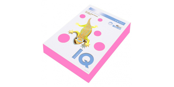 Barevný  papír IQ COLOR NEON A4 80g růžová 500listů 