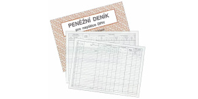 Penežní deník ET328 A4 pro neplátce DPH