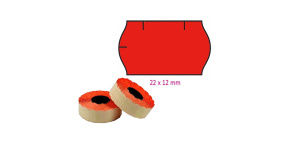 Cenové etikety 22x12mm CONTACT červené