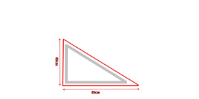 Koupelnové zrcadlo s LED osvětlením 85x65 cm ATLANTA ATYPICKÉ
