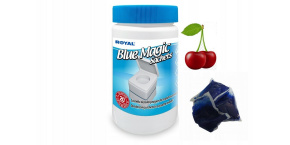 WC sáčky Blue Magic Aut Sachets CHERRY v dóze 20ks tablety do chemického WC