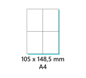 Etikety samolepící 105x148mm 100archů