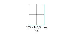 Etikety samolepící 105x148mm 100archů
