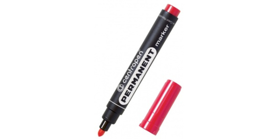 Popisovač 8566 červený lihový Centropen