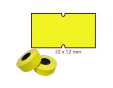 Cenové etikety 22x12mm COLA PLY žluté