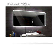 Koupelnové zrcadlo s LED podsvětlením 120x70 cm OSAKA