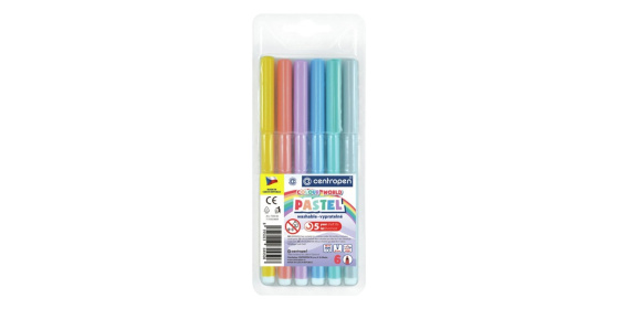 Centropen Colour World 7550 Pastel 6ks
