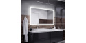 Koupelnové zrcadlo s LED osvětlením 110x80cm BOSTON ATYPICKÉ
