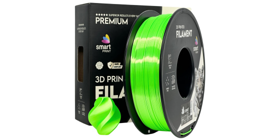 Smart Print Filament SILK PLA zelená 1.75mm 1kg