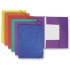 Mapa odkládací 3klopá s gumou prešpanová fialová 1ks desky s gumou