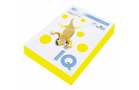 Barevný papír IQ COLOR NEON A4 80g žlutá 500listů