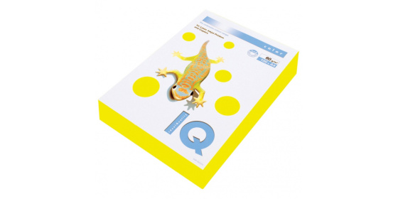 Barevný papír IQ COLOR NEON A4 80g žlutá 500listů