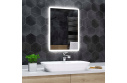 Koupelnové zrcadlo s LED podsvícením 51x93 cm BOSTON, hranaté