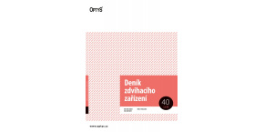 Deník zdvihacího zařízení A4 OP1227