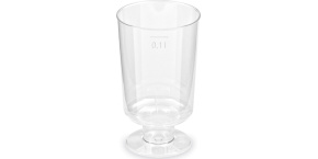 Kelímek 100ml krystal na stopce 15ks