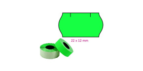 Cenové etikety 22x12mm CONTACT zelené
