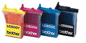 Brother LC 600 červená 12ml kompatibilní kazeta PrintRiteLC600