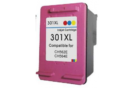 HP CH564 č.301XL color 19ml , kompatibilní kazeta , CH564 XL , CH564 , 301 XL ,