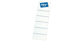 Hřbetní štítky do pořadače Hit Office 75mm samolepicí 10ks