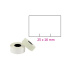 Cenové etikety 25x16mm CONTACT bílé