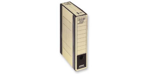 Archivační box  HIT Board natur A4 330x260x75mm černá , archivační krabice