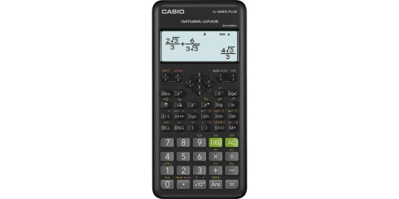 Casio Kalkulačka FX 350 ES PLUS 2E, černá, stolní