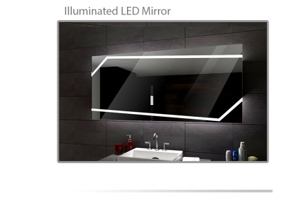 Koupelnové zrcadlo s LED podsvětlením 120x70 cm MIAMI