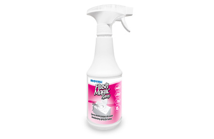FLUSH MAGIC SPRAY 500ml - desinfekční sprej s pumpičkou pro chemické WC s centrální nádrží