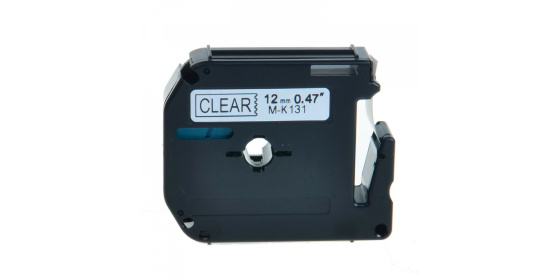 Páska Brother MK-131, 12 mm x 8 m, černý tisk / průhledný podklad kompatibilní