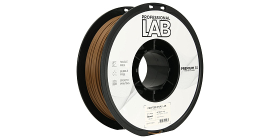 Professional Lab Filament PETG matná hnědá 1.75mm 1kg