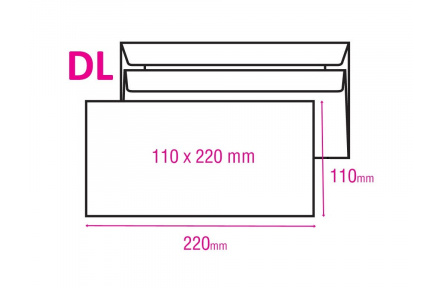 Obálka DL samolepící 1000ks