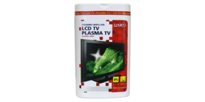 Čisticí trhací ubrousky, na LCD TV, plasma TV, domácí kino, dóza, 50ks, L