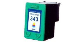 HP C8766 č.343 barevná,100% NEW 22ml,kompatibilní kazeta ,22ml  C 8766, C-8766, HP C8766EE, č.343, barevná 