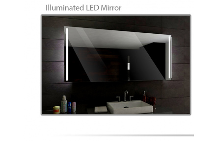 Koupelnové zrcadlo s LED podsvětlením 60x80 cm PARIS