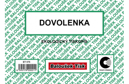 Dovolenka A6 ET075