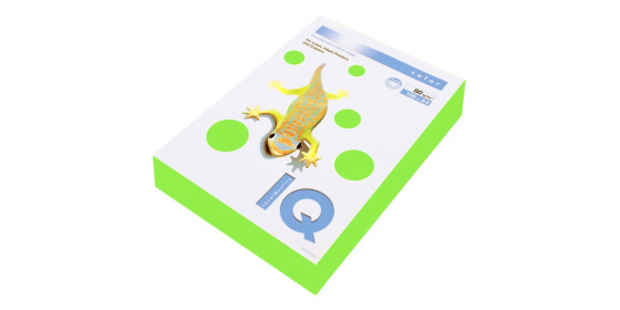 Barevný  papír IQ COLOR NEON A4 80g zelená 500listů