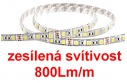 Zesílené osvětlení 800Lm/m LED pásek 