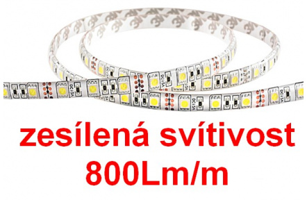 Zesílené osvětlení 800Lm/m LED pásek ALA