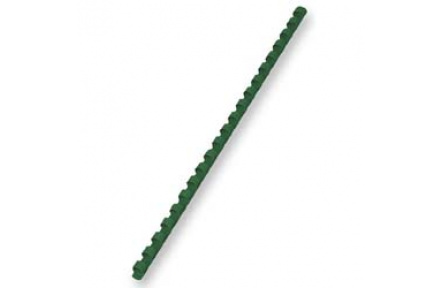 Plastový hřbet vázací pr.6mm 100ks zelená pro plastovou vazbu , kroužková vazba