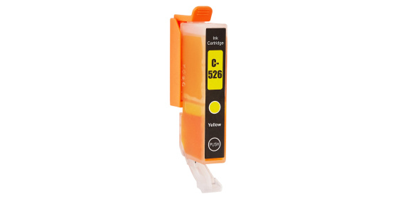 Canon CLI526 Y žlutá S CHIPEM, 11 ml, kompatibilní kazeta cli 526, cli-526