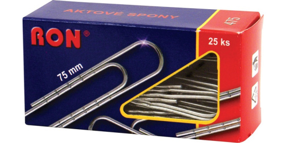 Aktové spony RON 475 75mm  25ks