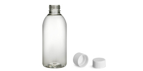 Lahvička plastová 250ml čirá