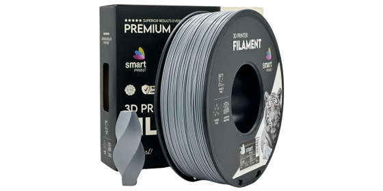 Smart Print Filament ABS+ stříbrná 1.75mm 1kg