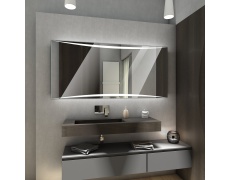 Koupelnové zrcadlo s LED podsvětlením 120x60 cm WILNO