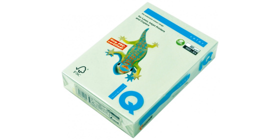 Barevný papír IQ COLORS GN27 A4 160g světle zelená 250listů